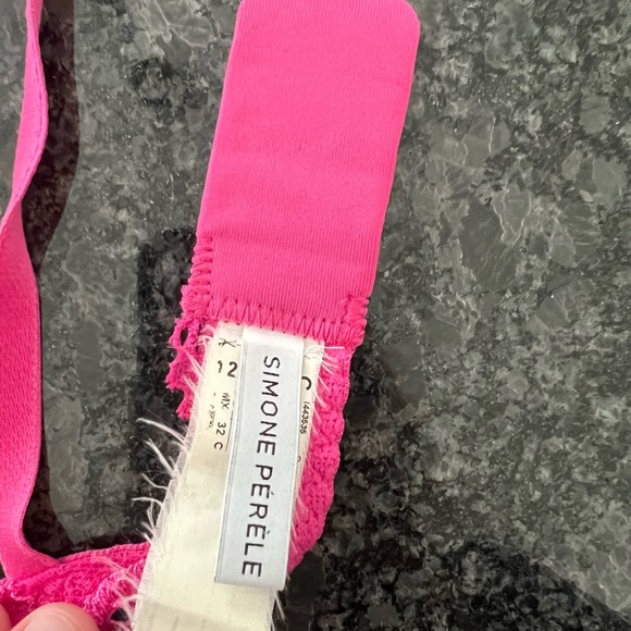 Simone Perele Pink Lace Bra - Picture 2 of 4